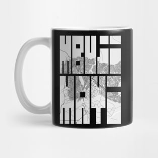 Mbuji-Mayi, DR Congo City Map Typography - Light Mug